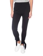 Bobeau Solid Tie-up-cuff Ankle Pants