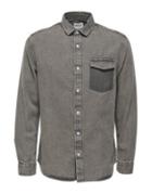 Only And Sons Casual Denim Button-down Shirt