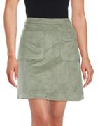 Two By Vince Camuto Faux Suede A-line Skirt