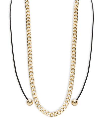 Design Lab Lord & Taylor Chainlink Cord Necklace