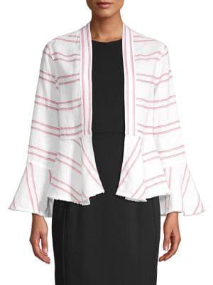 Tommy Bahama Marcella Striped Flared Jacket