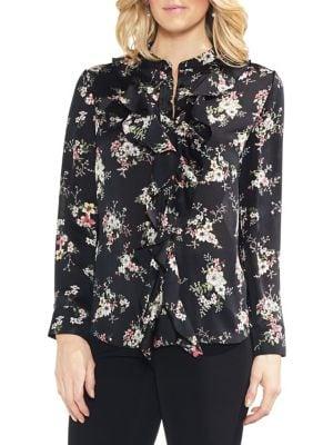 Vince Camuto Estate Jewels Ruffled Top
