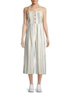 Astr The Label Diane Striped Jumpsuit