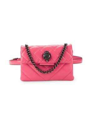 Kurt Geiger London Kingston Leather Convertible Belt Bag