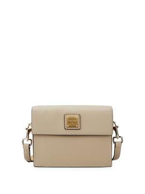 Dooney & Bourke Beacon Mini East West Flap Leather Crossbody Bag
