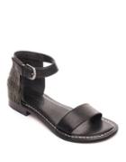 Bernardo Taci Leather Ankle Strap Sandals