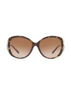 Michael Kors Morro Bay Round 59mm Brown Gradient Sunglasses