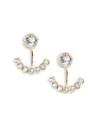 Ted Baker Coraline Concentric Crystal Ear Jacket Earrings