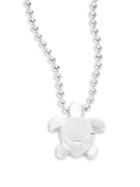 Alex Woo Sterling Silver Turtle Icon Necklace