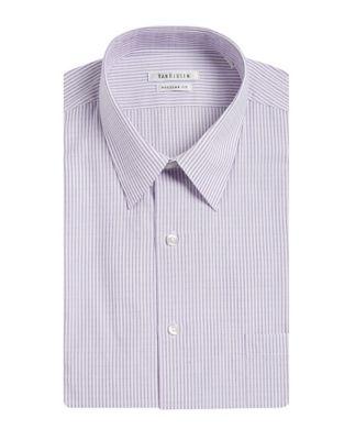 Van Heusen Thistle Stripe Cotton Button-down Shirt