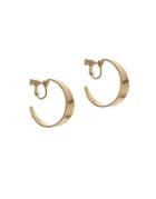 Vince Camuto Crystal And Tapered Hoop Earrings