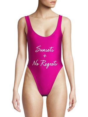 Private Party Printed Bali One-piece Swimsuit