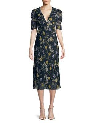 Astr The Label Marleen Printed Midi Sun Dress