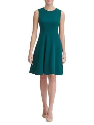 Tommy Hilfiger Sleeveless Fit & Flare Dress