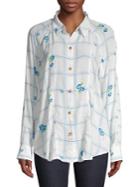 Free People Window To My Heart Buttoned Top