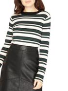 Dorothy Perkins Striped Ribbed Sweater