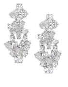 Kate Spade New York Clink Of Ice Linear Floral Earrings