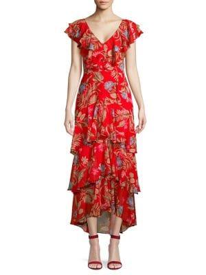 Wayf Chelsea Tiered Floral Maxi Dress
