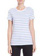 Lord & Taylor Petite Striped Roundneck Tee