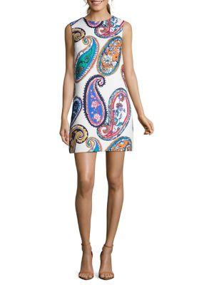Nicole Miller New York Paisley-print Shift Dress