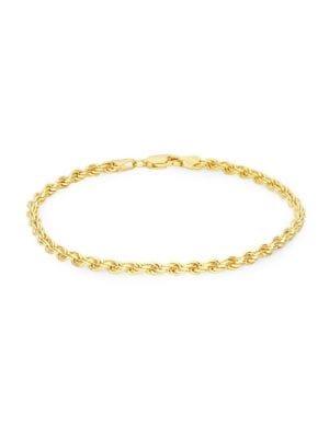 Lord & Taylor Goldplated Rope Bracelet