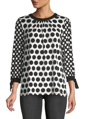 Ivanka Trump Easy Band Quarter-sleeve Top