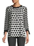 Ivanka Trump Easy Band Quarter-sleeve Top