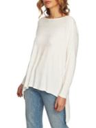 1.state Ribbed Knotted Back Top