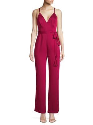 Bcbgmaxazria Crepe Back Satin Jumpsuit