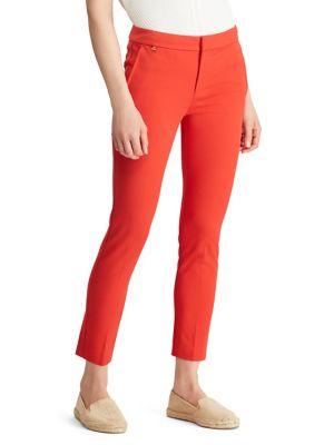 Lauren Ralph Lauren Petite Cotton Twill Skinny Pants