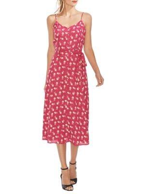 Vince Camuto Oasis Ditsy Floral A-line Dress