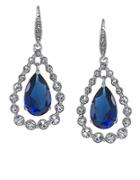 Carolee Uptown Recolor Sapphire Drop Earrings