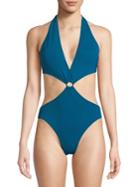 Vince Camuto One-piece Ring Monokini Swimsuit