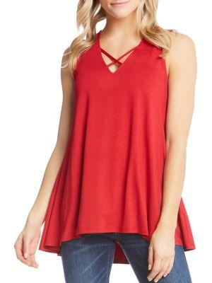 Karen Kane Criss Cross Tank Top