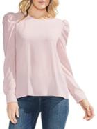 Vince Camuto Puff Shoulder Long-sleeve Blouse