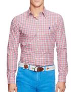 Polo Ralph Lauren Slim-fit Checked Poplin Shirt
