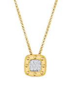 Roberto Coin Pois Moi Diamond & 18k Yellow Gold Small Pendant Necklace