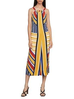 Bcbgmaxazria Mixed Stripe Cropped Jumpsuit
