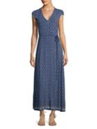 Lucky Brand Tied Tapestry-print Maxi Dress