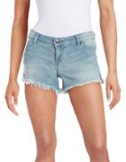 Guess Denim Cutoff Shorts- Light Wash