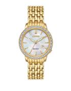 Citizen Eco-drive Diamond-accented Goldtone Stainless Steel Watch