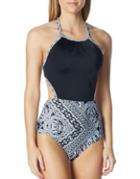 Coco Rave High Neck Halter One-piece Swimsuit