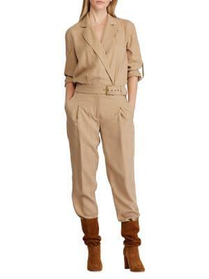 Lauren Ralph Lauren Belted Trench Jumpsuit