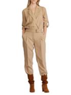 Lauren Ralph Lauren Belted Trench Jumpsuit