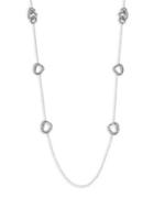 Nadri Silver Links Necklace