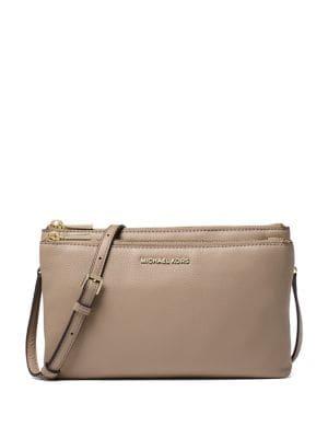 Michael Michael Kors Adele Pebbled Leather Crossbody Bag