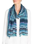Olsen Multicolor Mixed-print Scarf