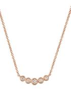 Le Vian 14k Strawberry Gold And Nude Diamond Bar Necklace