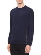 Calvin Klein Long-sleeve Side-zip Pullover