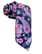 Susan G. Komen Knots For Hope Paisley Printed Tie